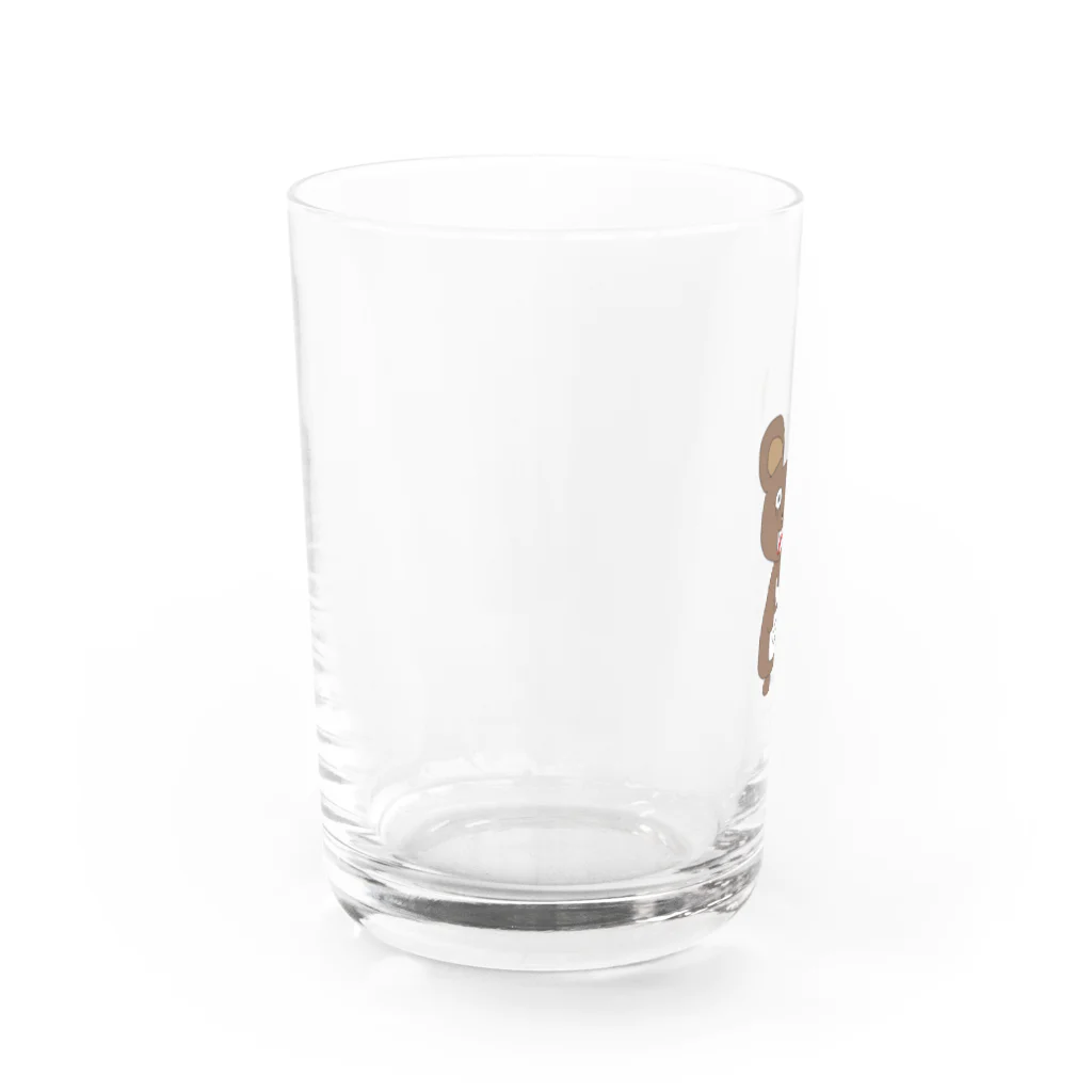 てぃむ＠たまに健全のくまてゃん Water Glass :left