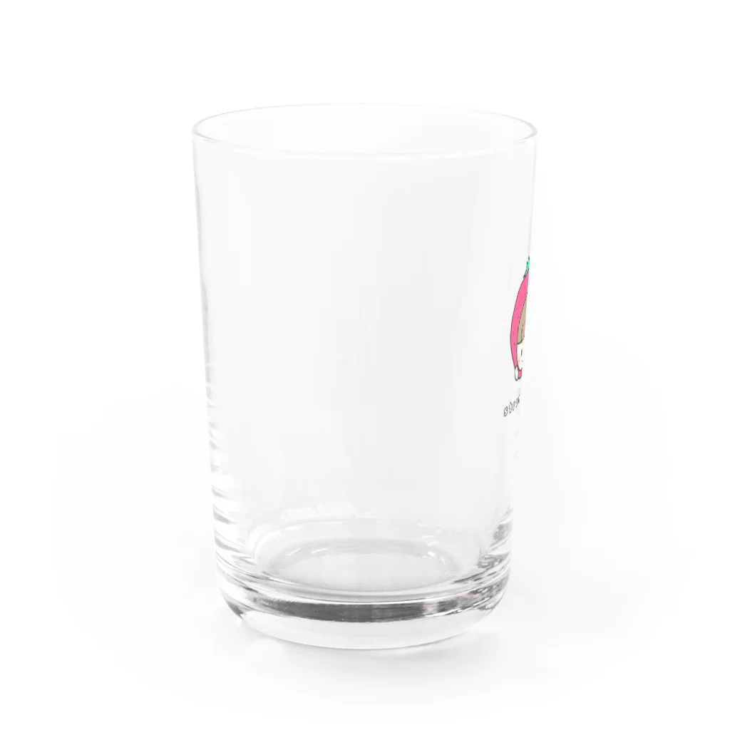 raraのゆるかわTシャツ屋さんのストロベリーちゃん Water Glass :left