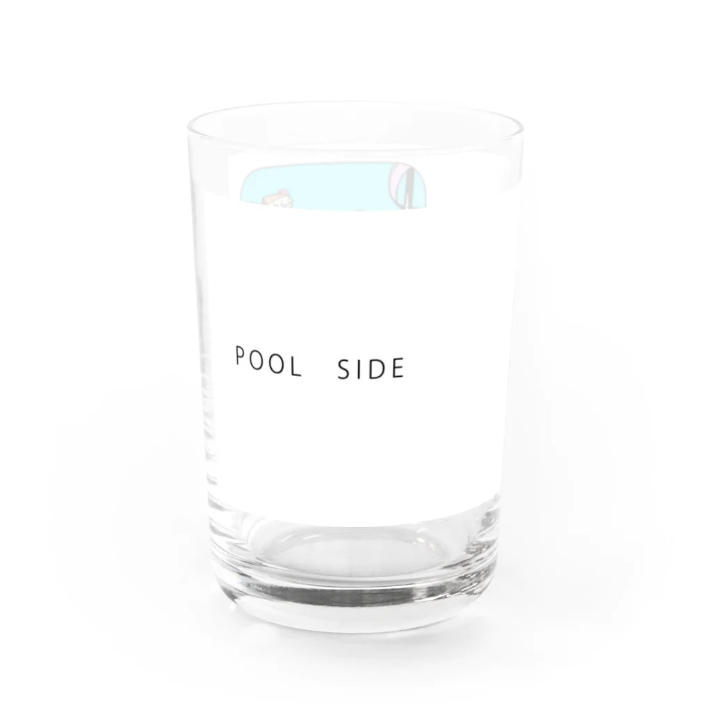 ◆ZUEの🏊‍♀️POOL SIDE🏊‍♀️ Water Glass :left