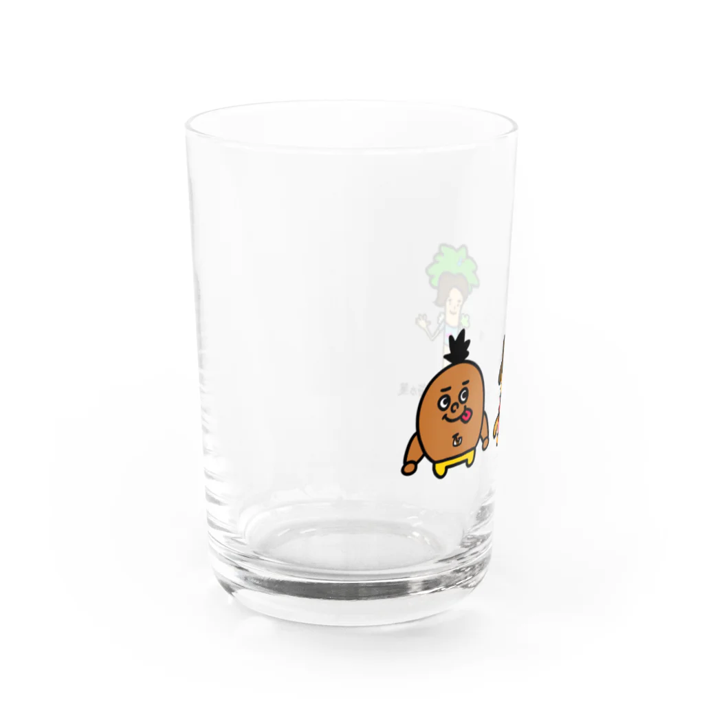 笑方箋の笑方箋マスコットちゃん Water Glass :left