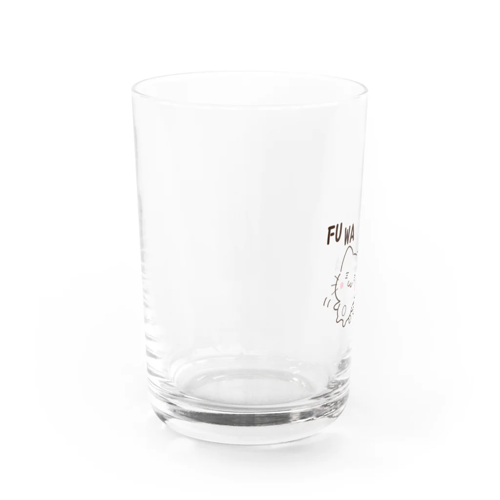 wakayamaのふわふわねこ Water Glass :left