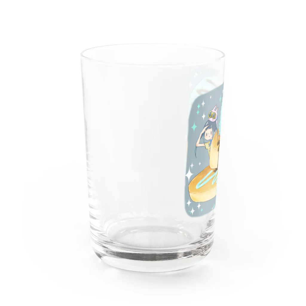 ねぎの宝探し！ Water Glass :left