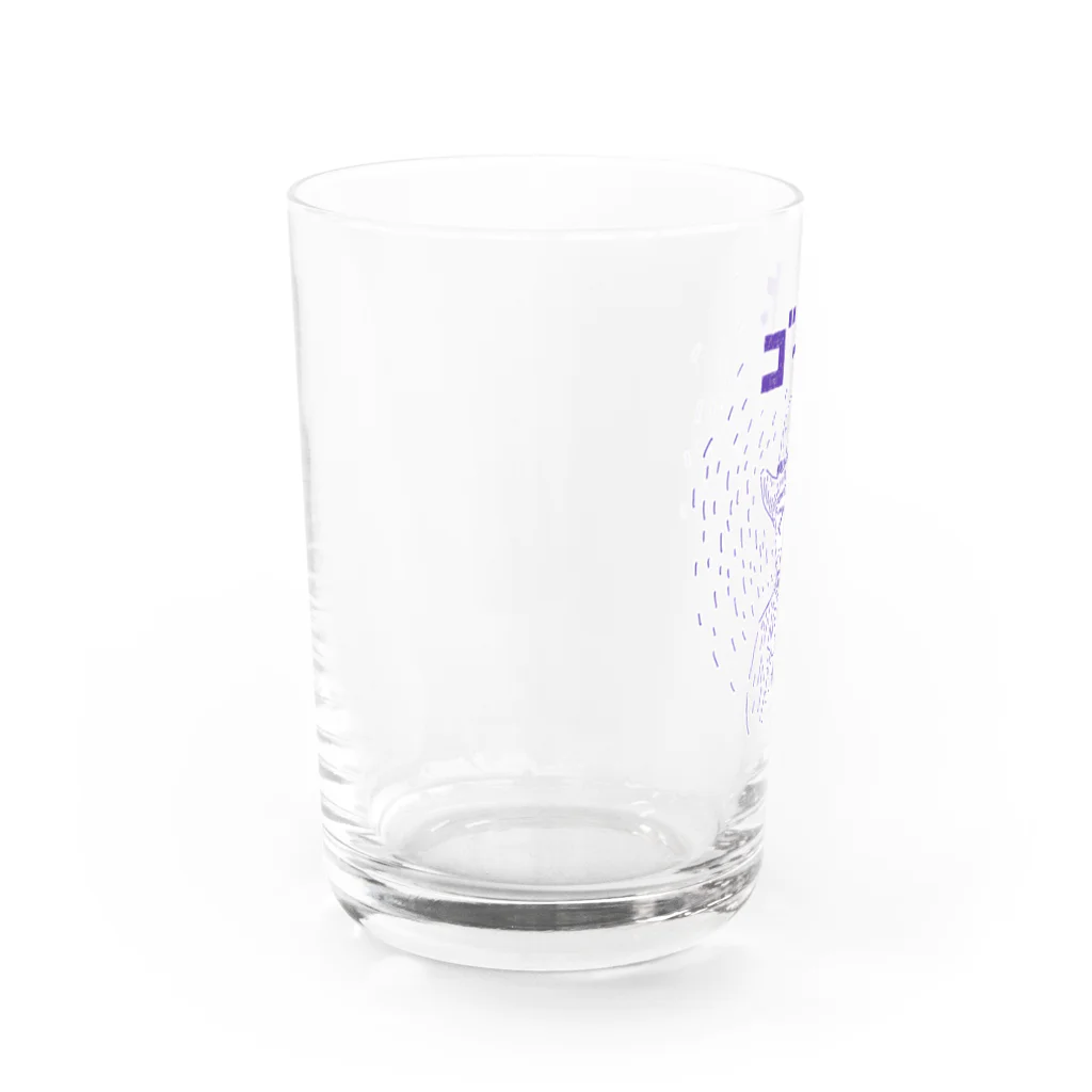 NIKORASU GOのダジャレデザイン「ゴッホ」 Water Glass :left