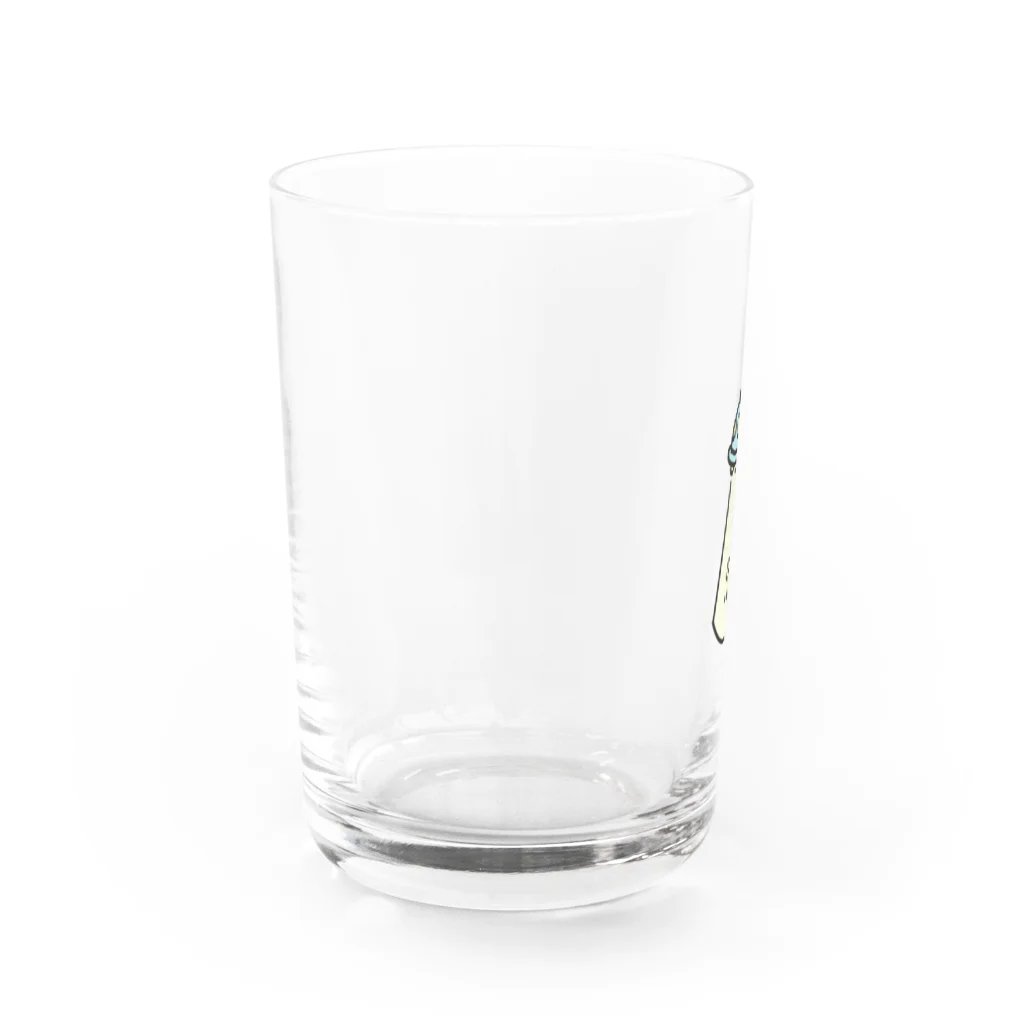 居酒屋のビールに国境なし Water Glass :left