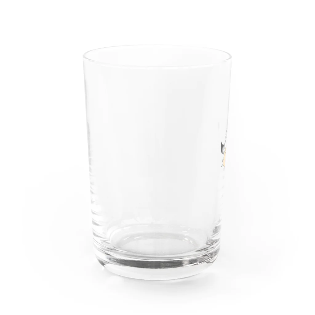 本日も晴天なりの哲 Water Glass :left