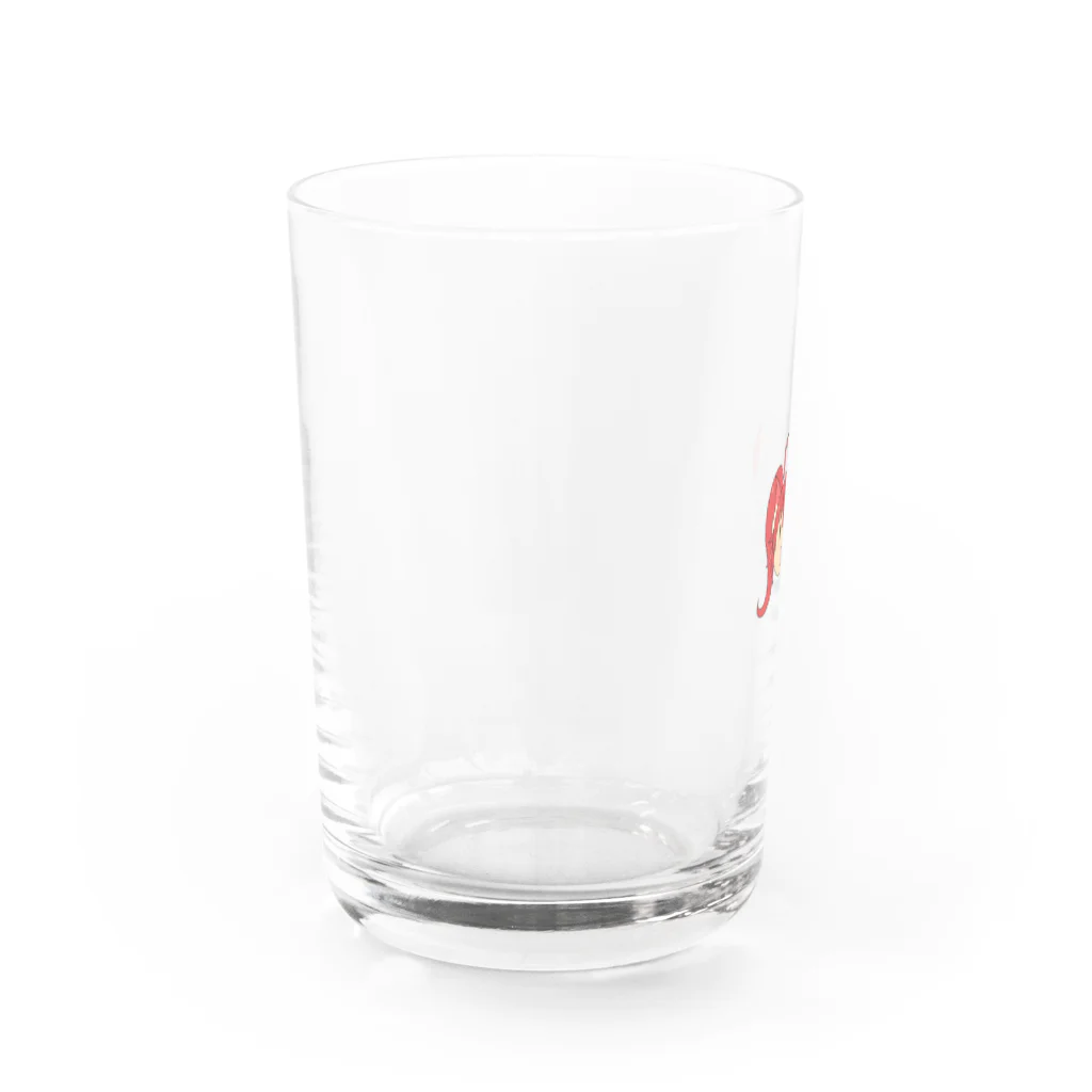 本日も晴天なりの叶恵 Water Glass :left
