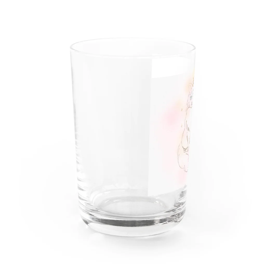 Nonoji Jの白のプリンセス Water Glass :left