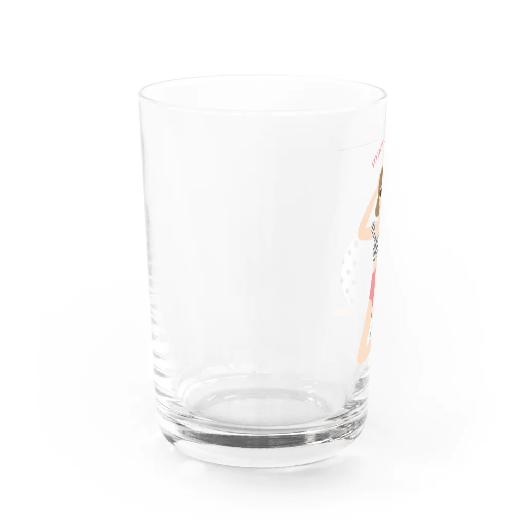 フカツ マリエのおしゃサングラス女子 Water Glass :left