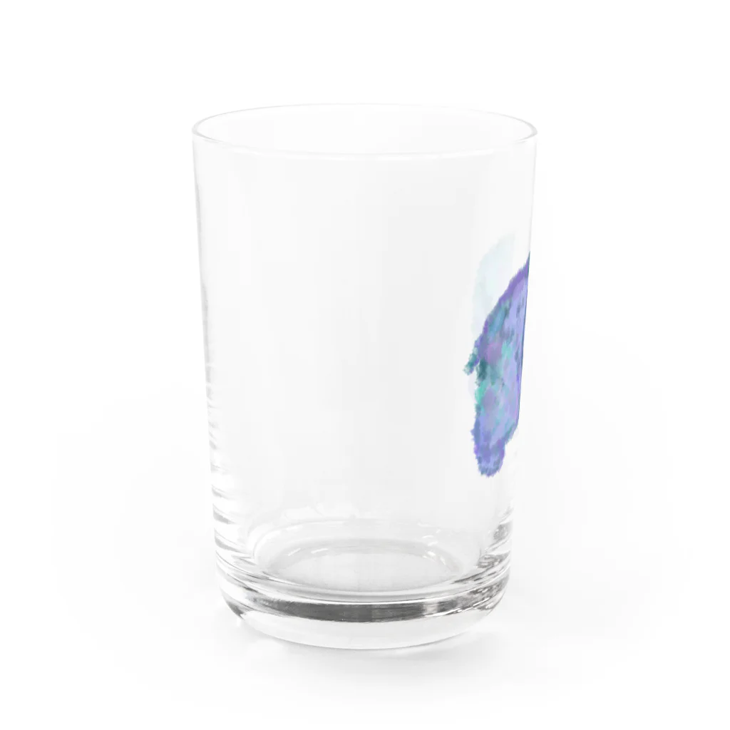だぎちゃん| クスッとゆるイラストの絵本の中のぞうさん Water Glass :left