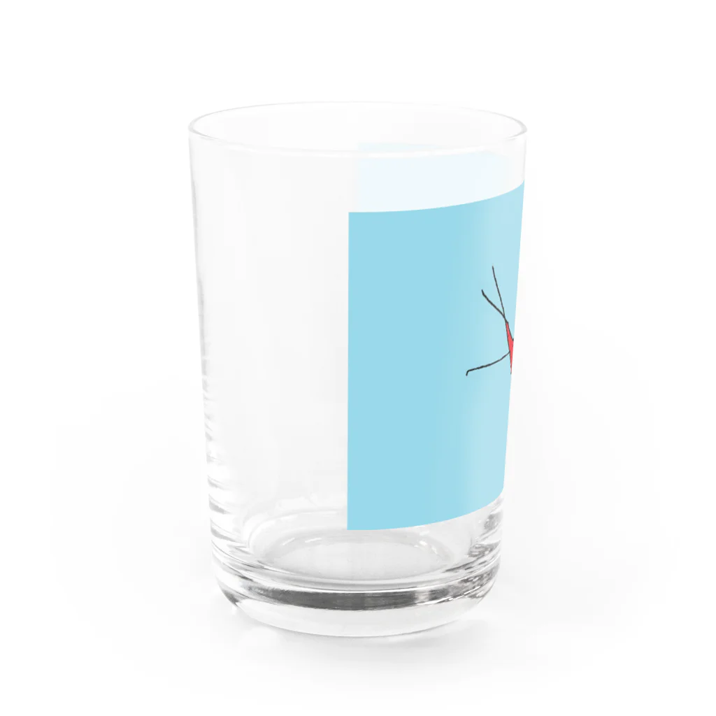 水草のエビ Water Glass :left