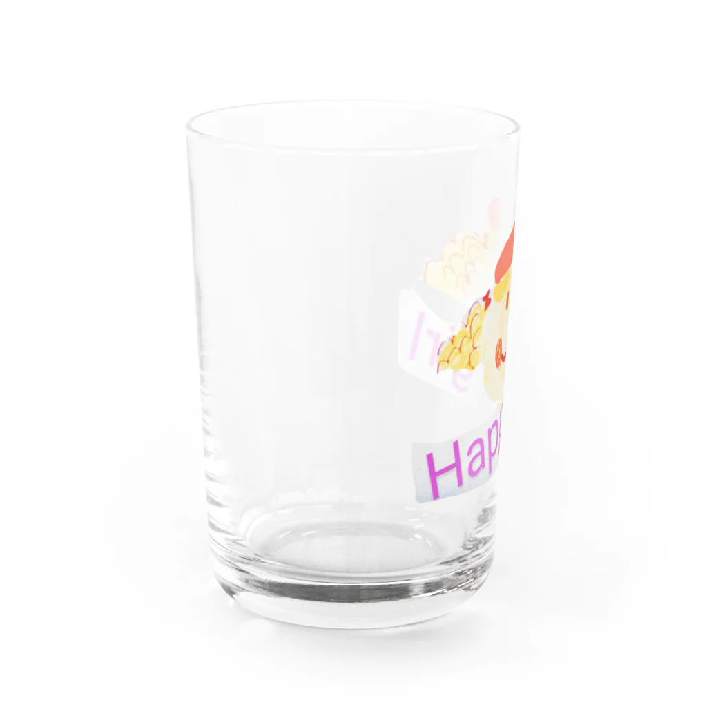 makemikaのhappy girl Water Glass :left