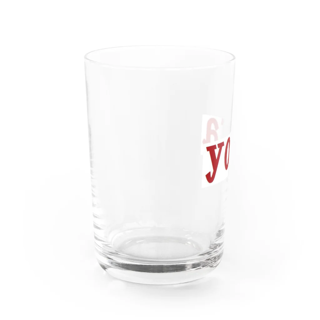 アメリカンベース のヨガ Water Glass :left