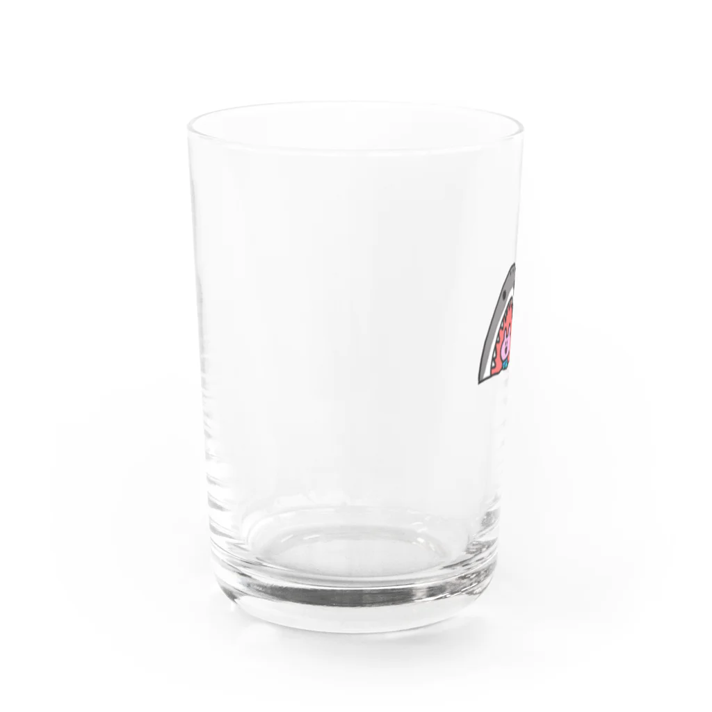 ポムストアのサメさん(うさぎ入り) Water Glass :left