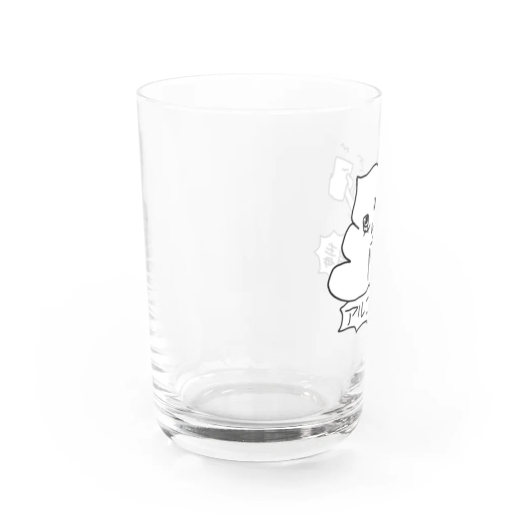 うんこやのアルコールは万能 Water Glass :left