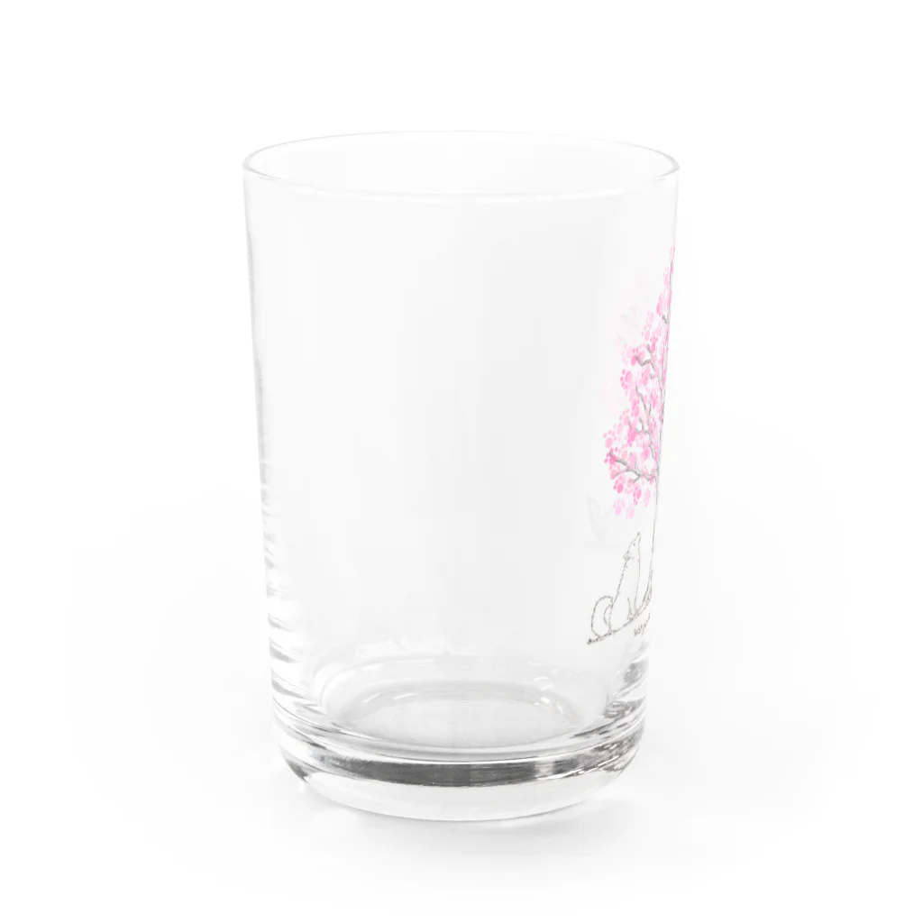 Chiyo.Wan(🐕🕊️のお店)のわんこたちと願いの木🌸バッグ Water Glass :left