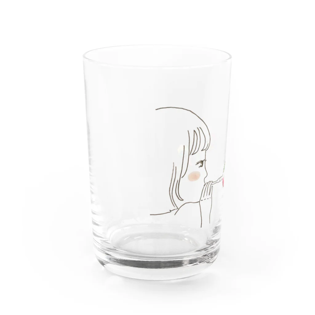 おこぽかんのお店のしゃぼんだま Water Glass :left