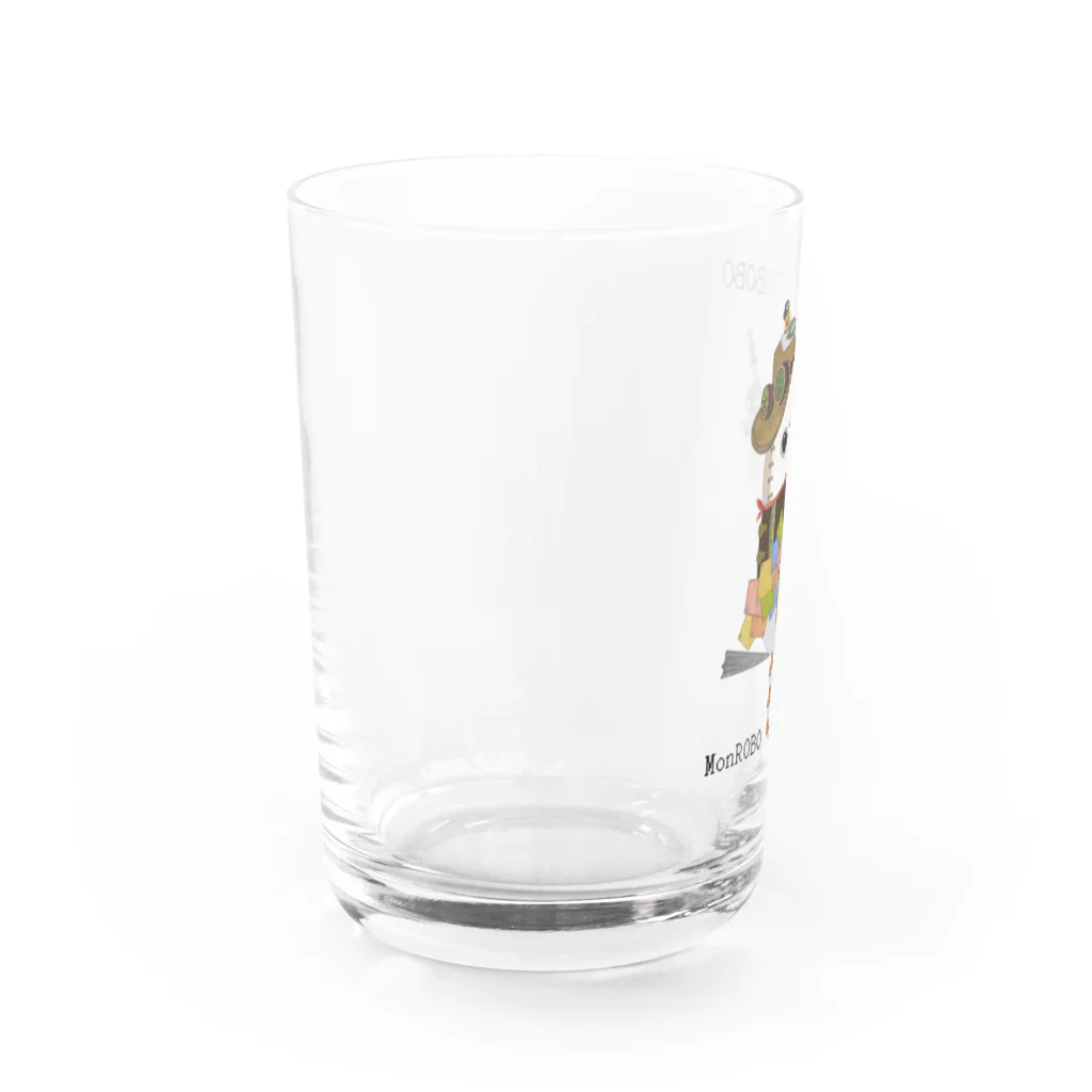 ねこぜや のROBOBO モンロボ Water Glass :left