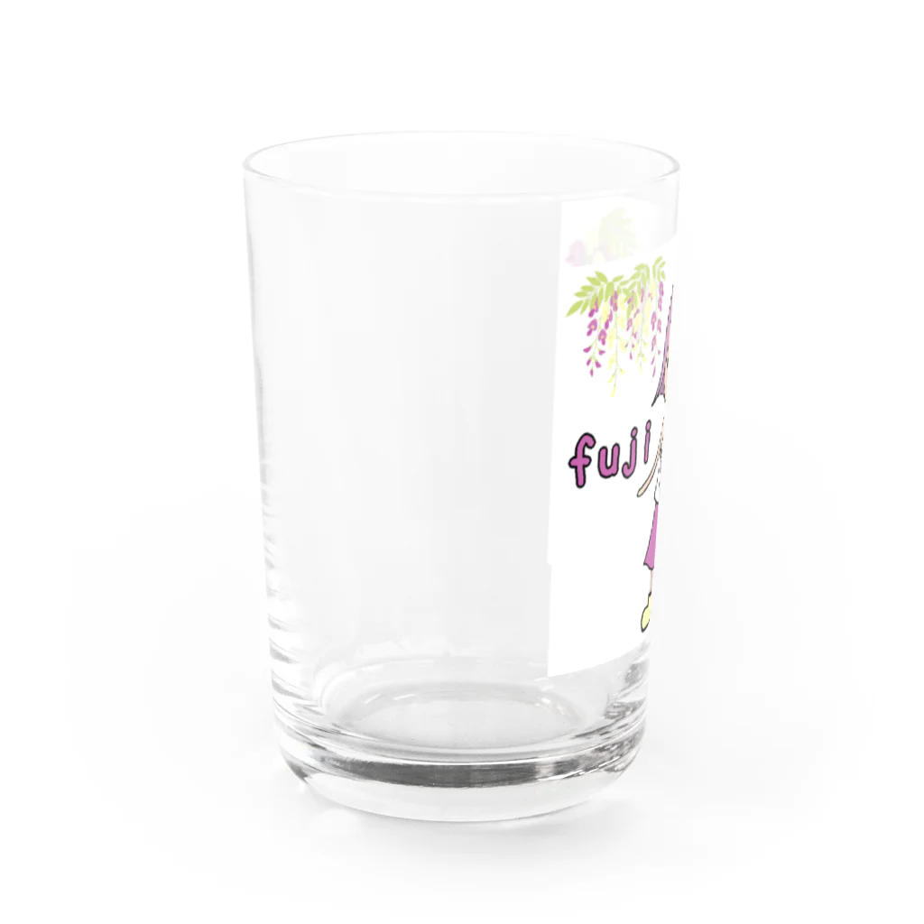 桃華の藤の妖精さん Water Glass :left