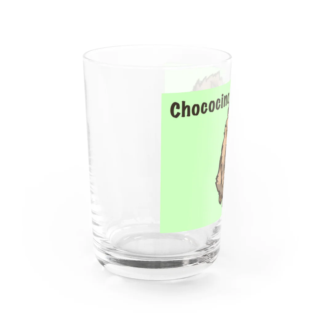 LichtmuhleのChococinoちゃんグッズ背景有り Water Glass :left