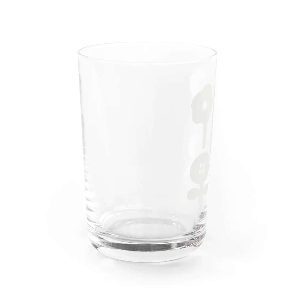 フラミンゴ洋裁店のお花 Water Glass :left