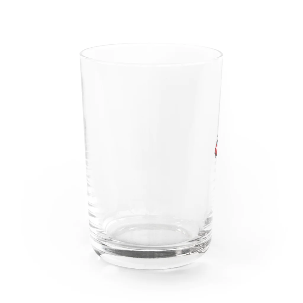 ごめんなさいのドット絵　さくらんぼ Water Glass :left