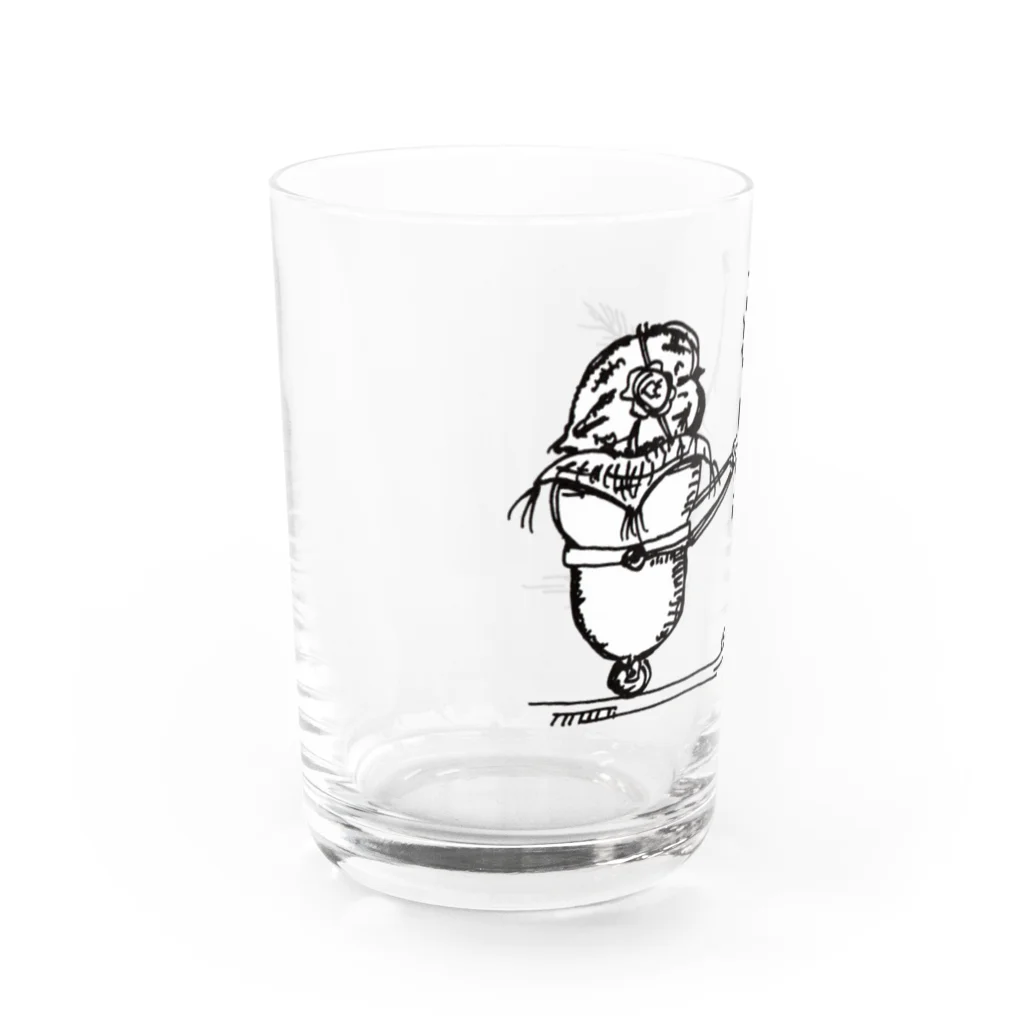 馴鹿 Jun-Rokuの運び屋のリス Water Glass :left