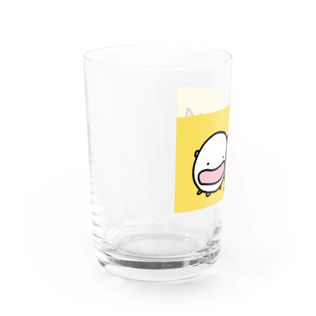 ダイナマイト87ねこ大商会のうなぎの蒲焼きを立てまくるねこです Water Glass :left