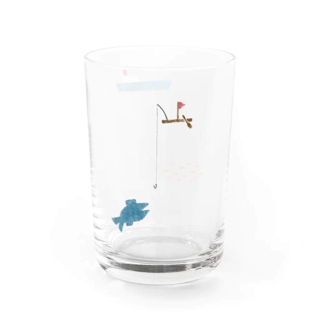 omori tsukushiの船と魚 Water Glass :left