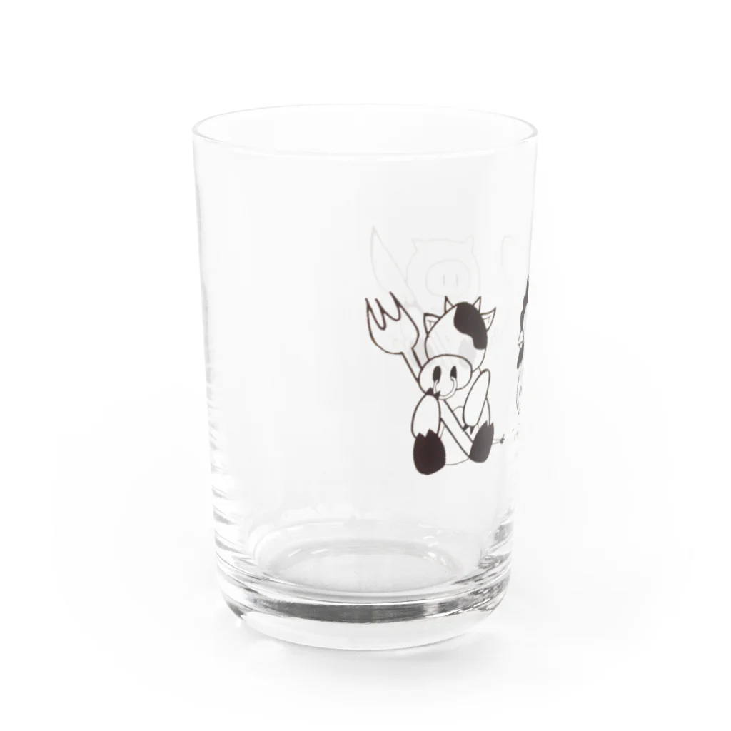 みぬきち本舗の「いただきます。」 Water Glass :left