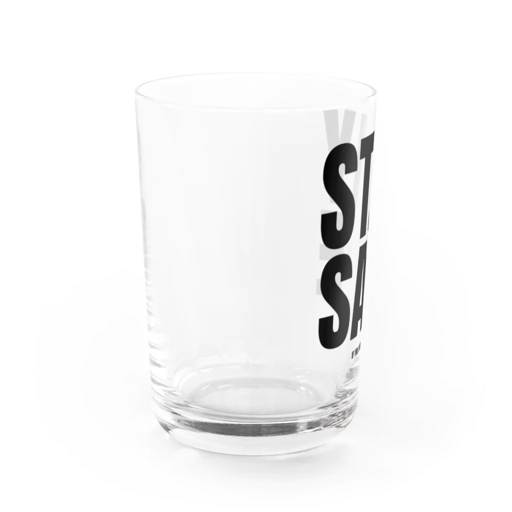 STAY SAFE IF YOU LOVE SOME ONEのSTAY SAFE IF YOU LOVE SOME ONE / フロントプリント Water Glass :left