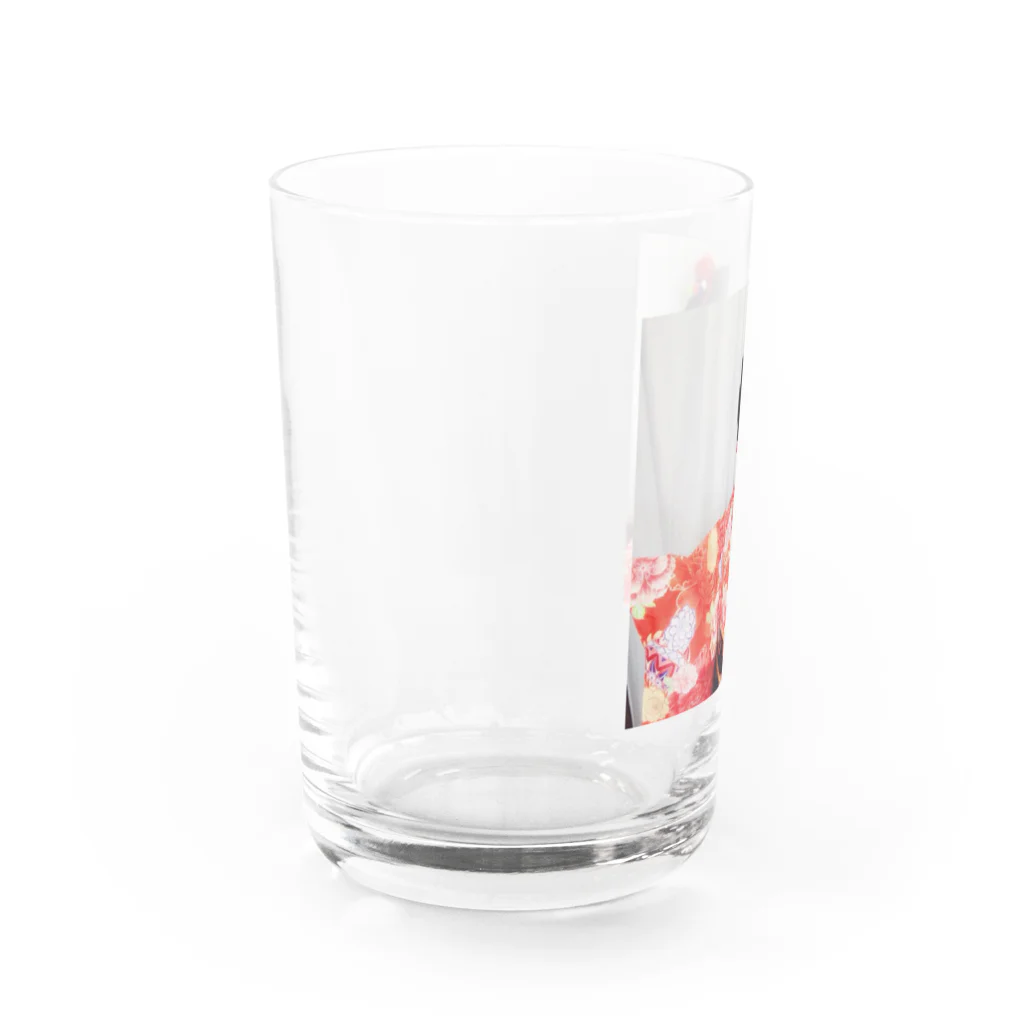 荒木ちえオリジナルグッズの歌う漫画家荒木ちえ Water Glass :left