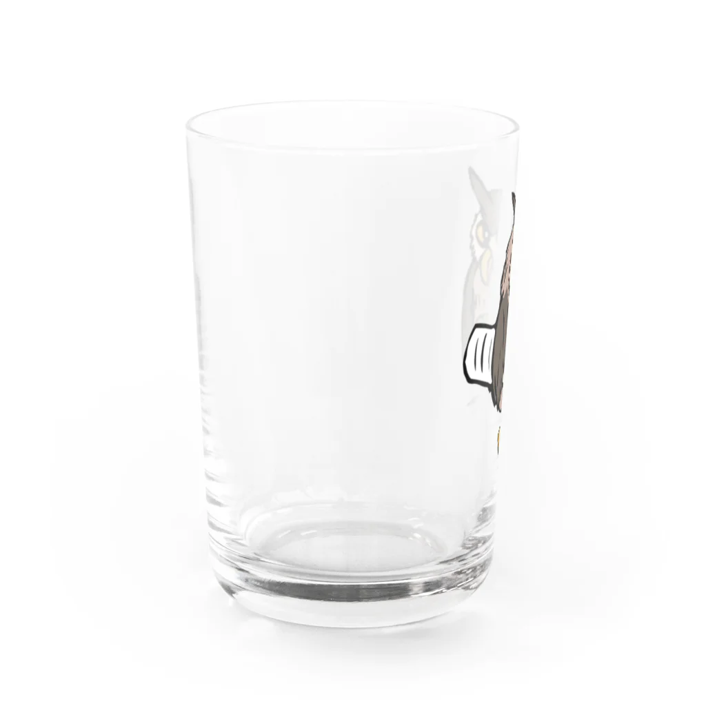 大谷健太の飲み水盗みミミズク Water Glass :left