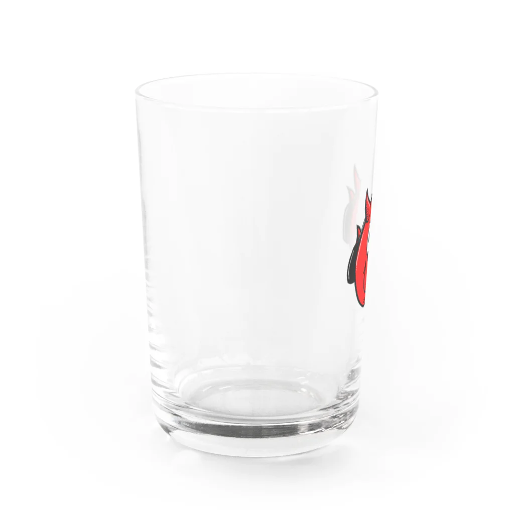 ROCKxOUTのロックアウトくん Water Glass :left