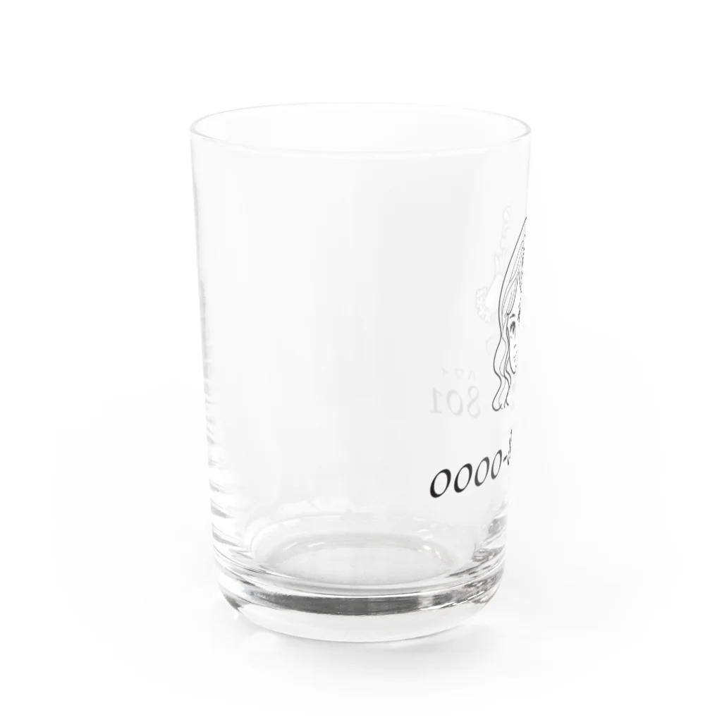 ソーメンズのハワイへお気軽にお電話下さい Water Glass :left