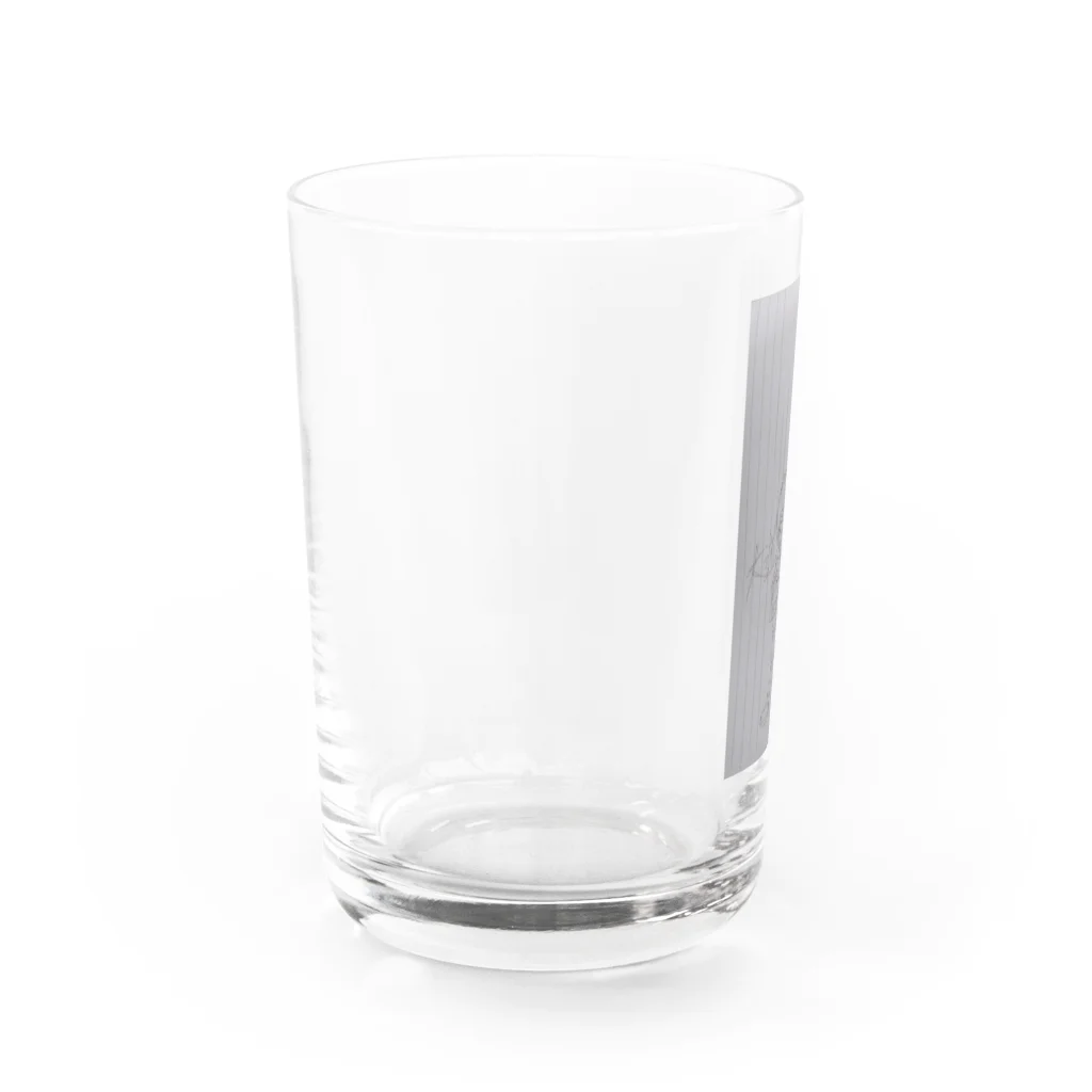 大道芸人Ino（いの）の大道芸人Ino　デッサンver. Water Glass :left