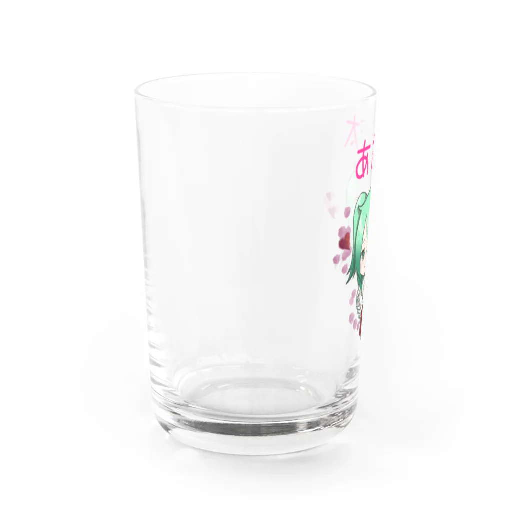 あお汰🌿巫女系配信⛩のミニあお汰 Water Glass :left