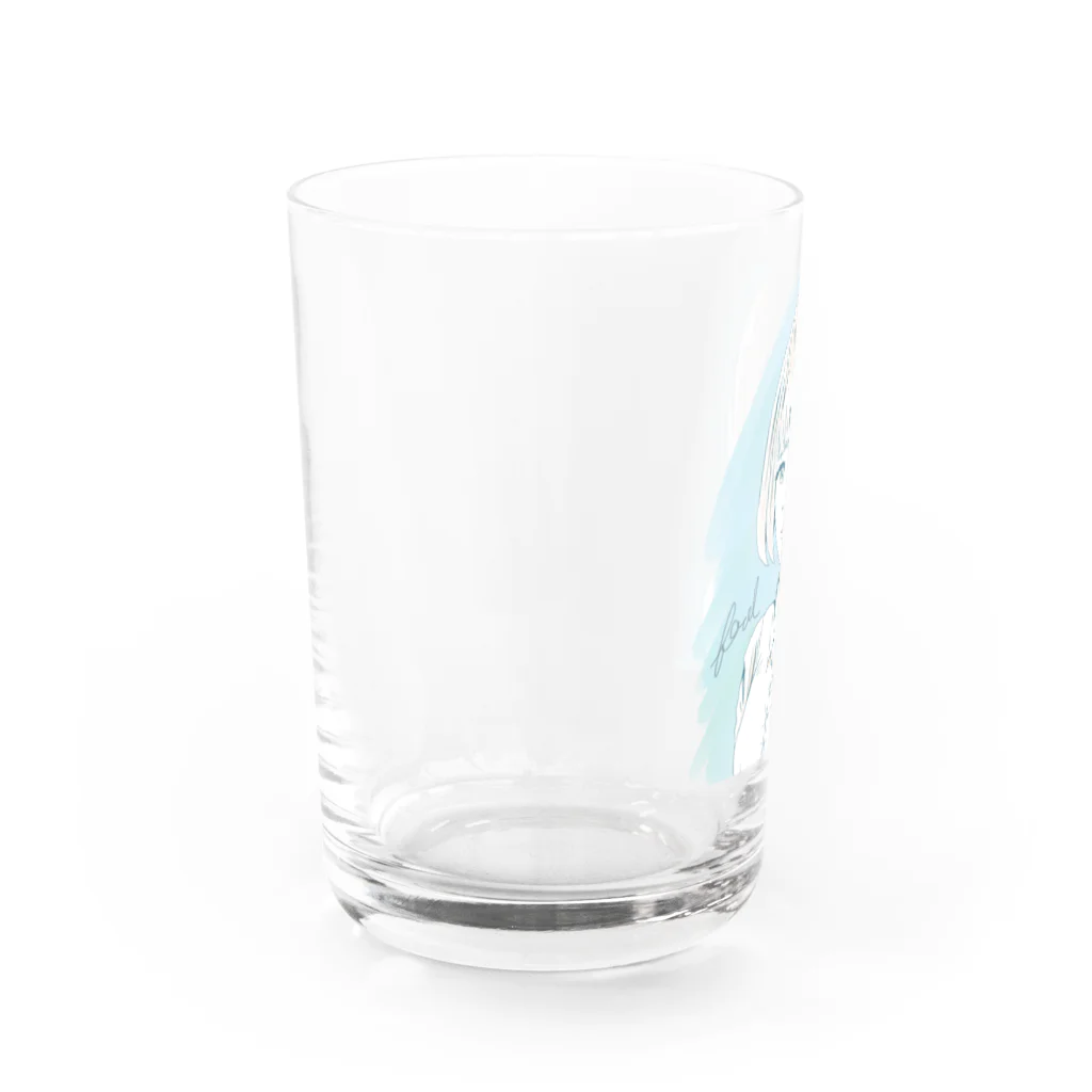 chicodeza by suzuriの可愛い女の子 Water Glass :left