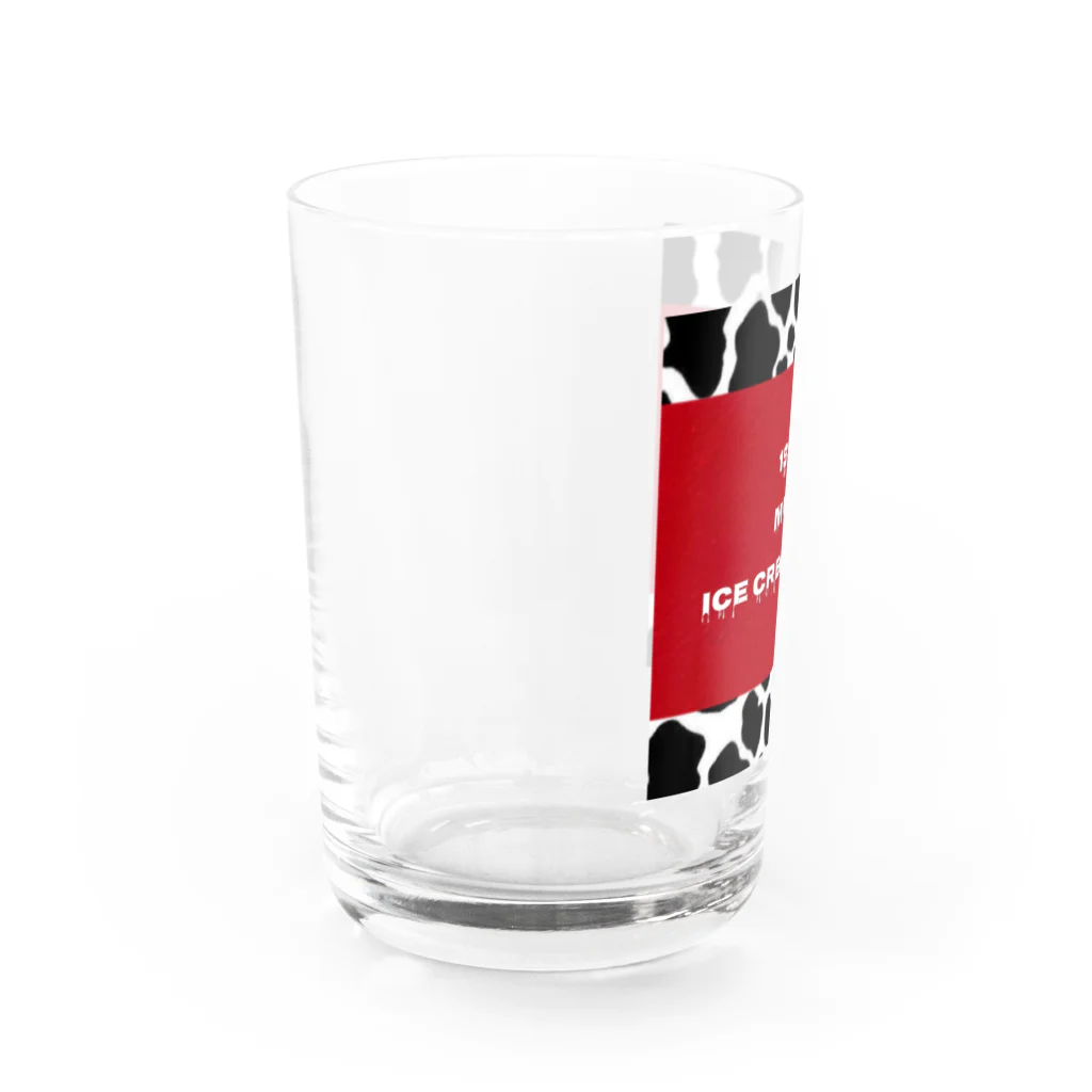 ♥ 𝟏𝟗𝟗𝟔 𝐌𝐌’𝐒 𝐈𝐂𝐄 𝐂𝐑𝐄𝐀𝐌 𝐒𝐇𝐎𝐏 ♥ のMM’s ICE CREAM  SHOP Water Glass :left