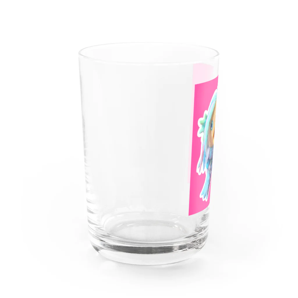 たんぽぽ工房のアマビエちゃん Water Glass :left