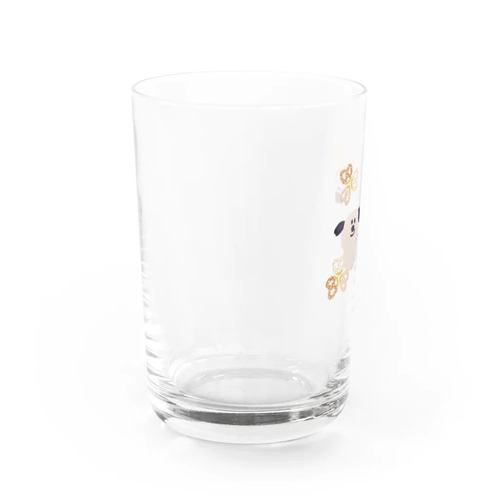 珍獣とゆかいな仲間たちのWANNYAN‐プレッツェル‐ Water Glass :left