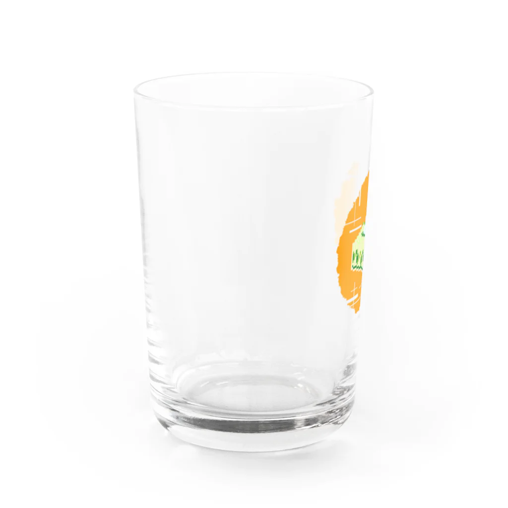 めのみどりのティッシュ Water Glass :left