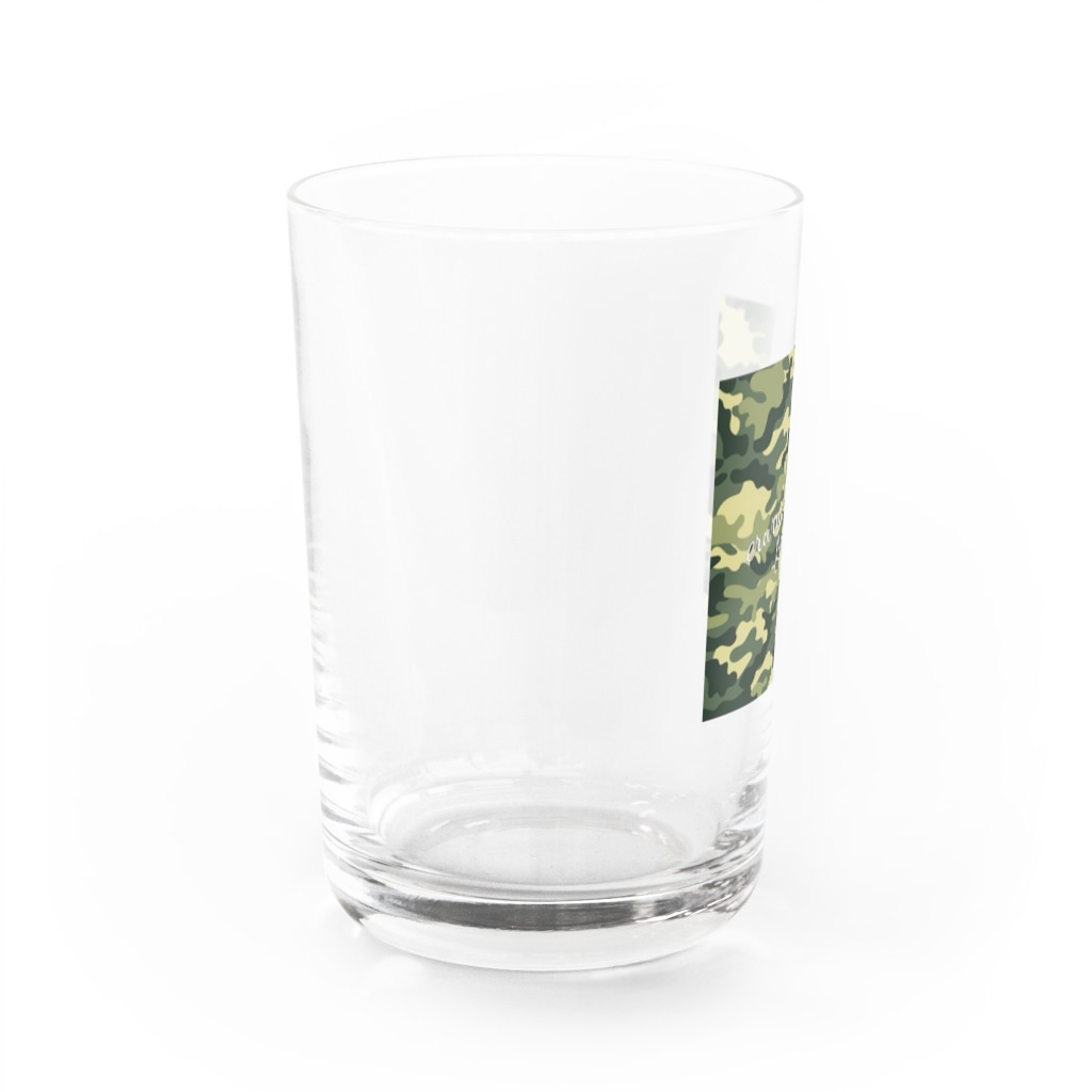 えるるの倉庫のえるる推し迷彩グラス Water Glass :left