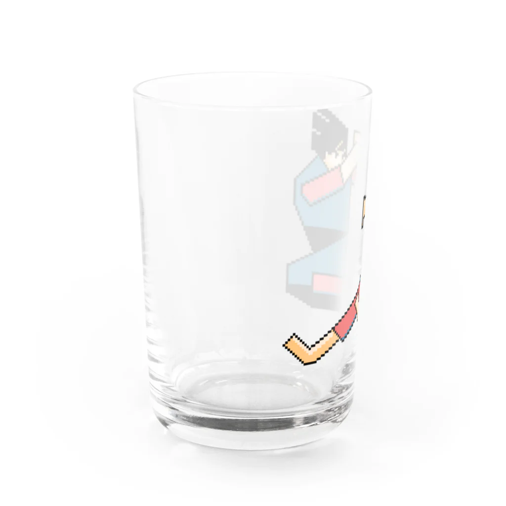 ずぅんの【ピパピ】Square kungfu master Water Glass :left