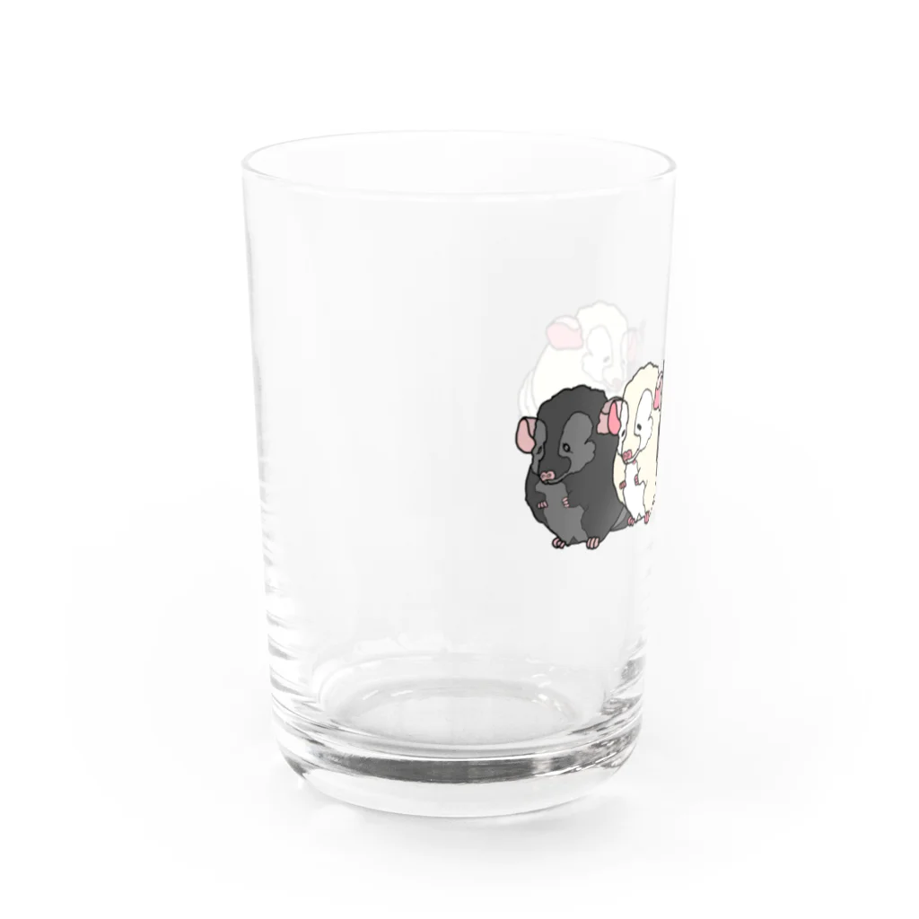 都会のくまねずみくん taaamaのチンチラフレンズ Water Glass :left