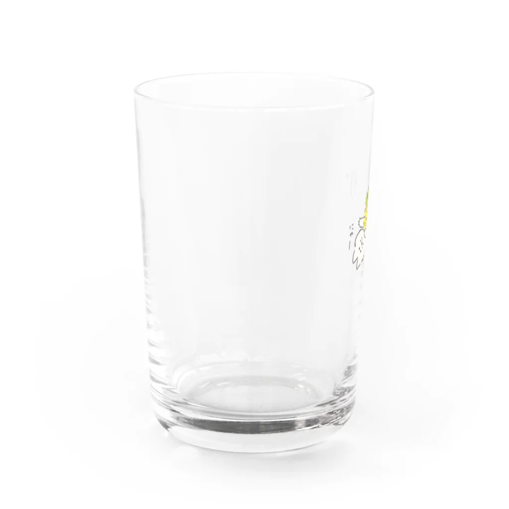 miii original shopのまったりねことたんぽぽ Water Glass :left