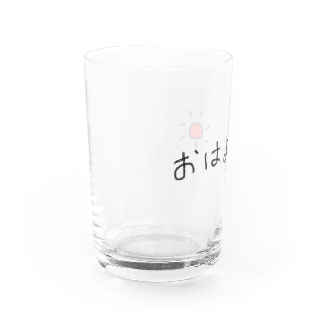 P.Malikaの「あさいちばんに」グラス Water Glass :left