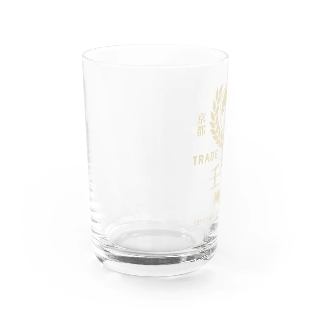 No.326の壬生狼 白文字 Water Glass :left