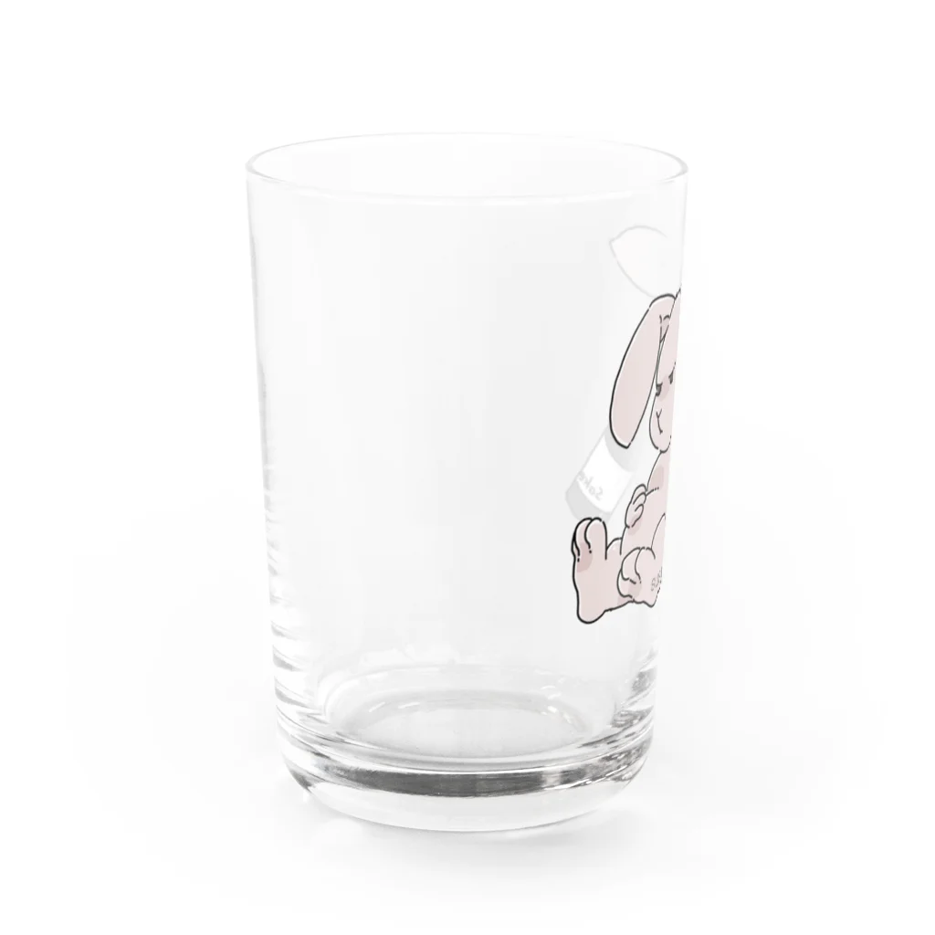 半生屋のすさみうさぎ Water Glass :left