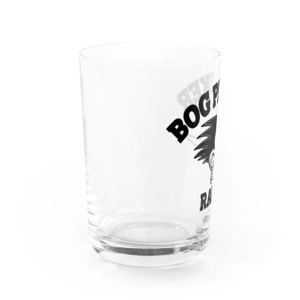 BOG ENTERTAINMENTのBOG LOGO black Water Glass :left