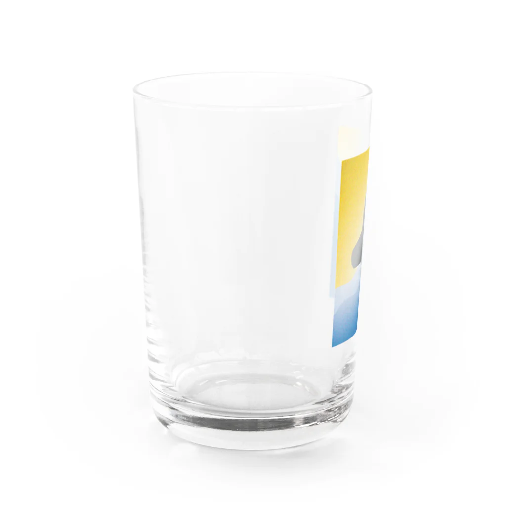 jiroooooの浜辺のテトラ Water Glass :left